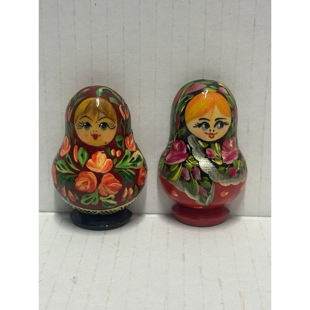 Russian Nesting Doll Look Refrigerator Magnet 2.5